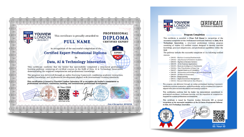 Data, AI & Technology Innovation Full Pathway - 12 Certified Courses