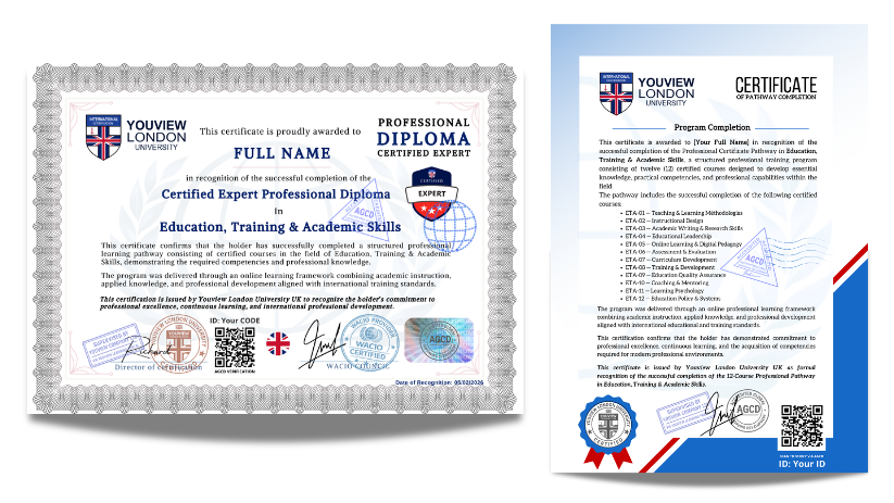 Education, Training & Academic Skills Full Pathway - 12 Certified Courses
