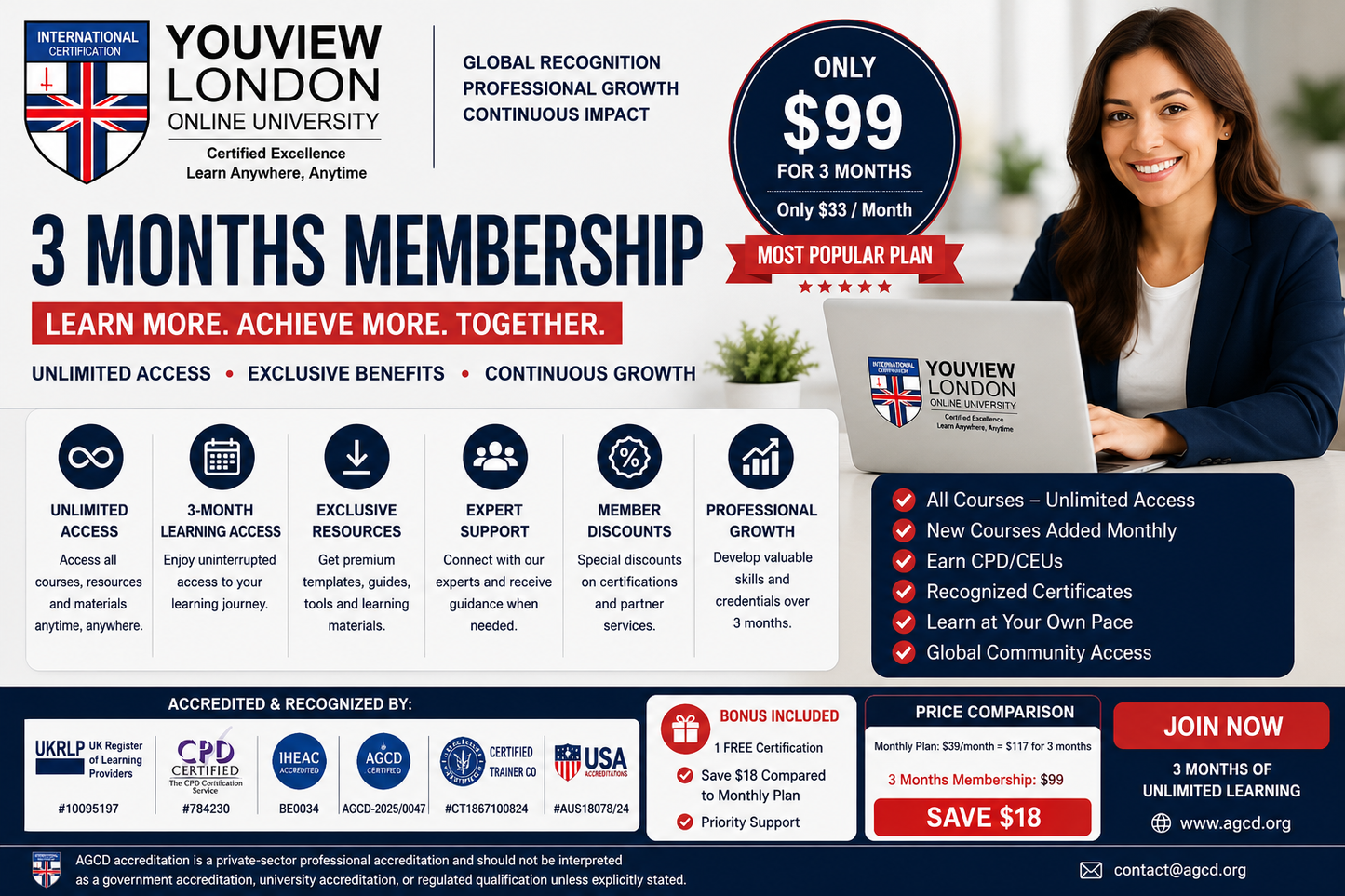 Choose Your Membership Plan | Unlimited access to all Youview Courses & Certificates
