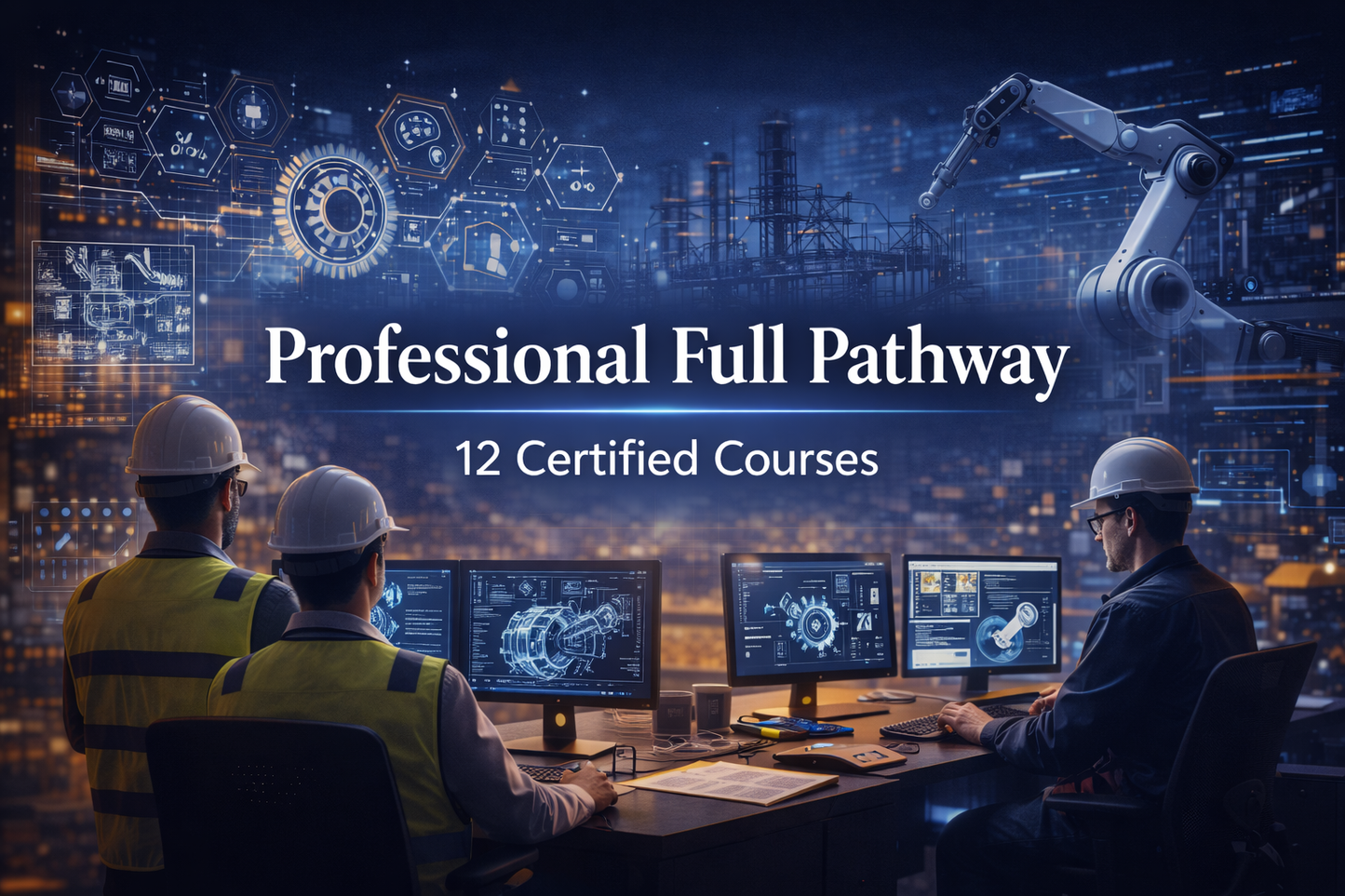 Engineering & Technical Fields Full Pathway - 12 Certified Courses