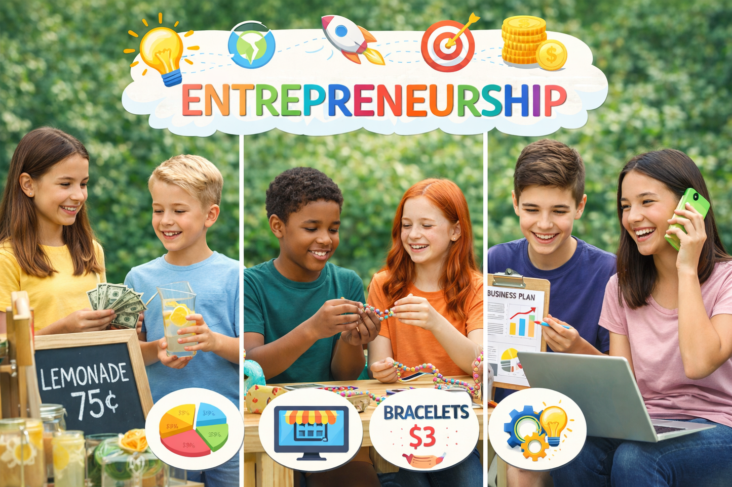Entrepreneurship for Future Innovators (Ages 7 to 16) - Certified Course