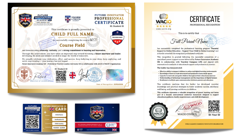 Artificial Intelligence (AI) for Future Innovators (Ages 7 to 16) - Certified Course