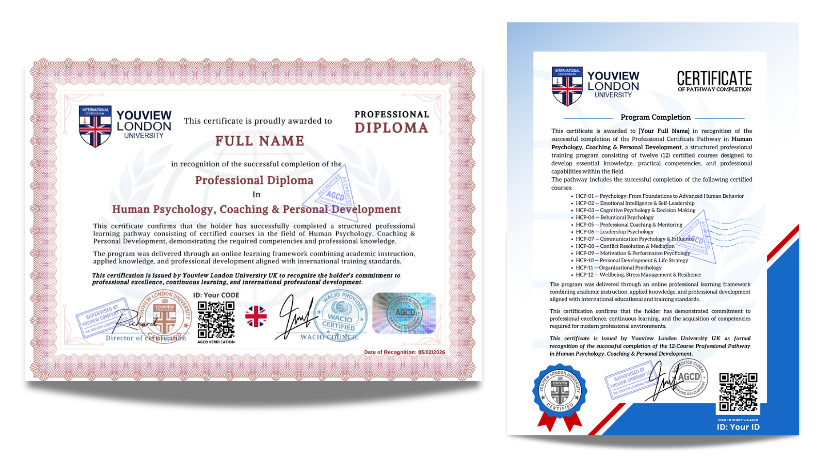 Human Psychology, Coaching & Personal Development Full Pathway - 12 Certified Courses