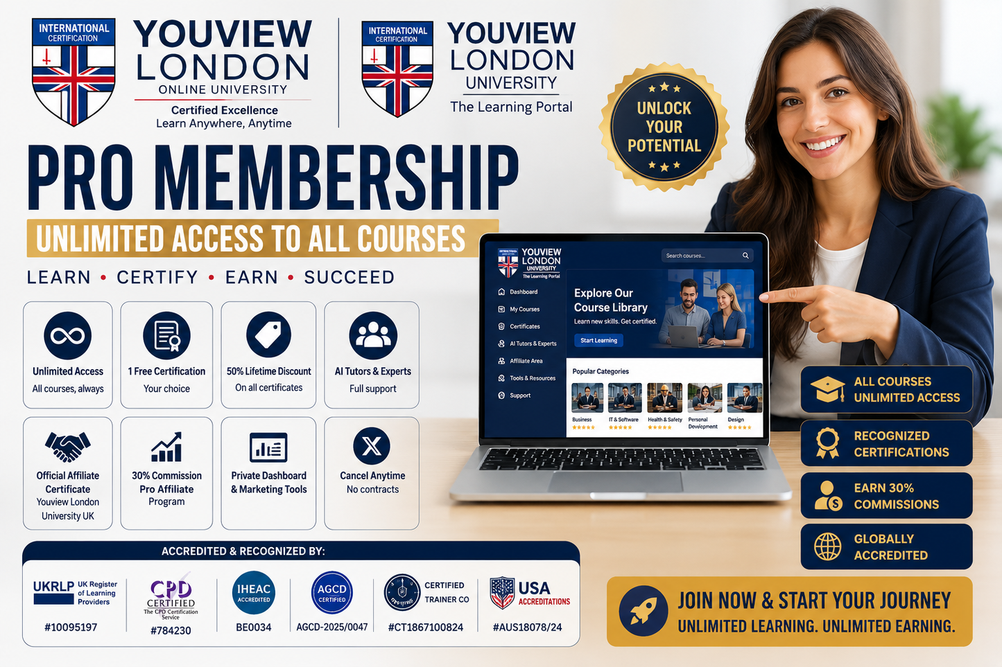 Choose Your Membership Plan | Unlimited access to all Youview Courses & Certificates
